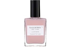 Nailberry L'Oxygéné Oxygenated Nail Lacquer | Elegance, 15 ml | Polish for a Healthier Manicure & Long Lasting Colour | 12-Free, Vegan, Halal, Cruelty & Gluten Free