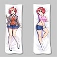 Xingbiyou Anime Dakimakura 50x150cm Doki Doki Literature Club Hugging Body Pillow Cover Case Double-Sided Print (Sayori B)