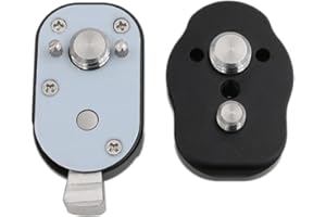 HangTon Staffa di montaggio a sgancio rapido per monitor della fotocamera ARRI RED Motore di messa a fuoco wireless 3/8" 1/4 vite (nero)