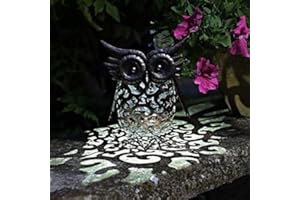 Silueta de metal Garden Mile con efecto de bronce y luz solar para jardín, diseño de animales, luces LED que cambian de color, para decoración, versátil