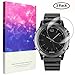Produktbild BECROWM EU [3er Pack Garmin fnix 3 HR gehärtetem Glas Displayschutzfolie, Härtegrad 9H, Kratzfest, High Definition, Bubble Free, Box, Transparent