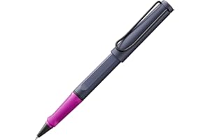 Lamy safari pink cliff - Bolígrafo roller con empuñadura ergonómica y ancho de trazo M - para una escritura larga y agradable - hecho de plástico robusto ASA - con recambio roller M 63 en negro