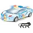 Kiddie Galaxia Branded Police Car with Lights, Push & Go Powered, Music and Siren Sound Car Toy for Kids Toy Vehicle Playsets ( Made in India )