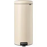 Brabantia - NewIcon pedallı &ccedil;&ouml;p kovası 30 l &ndash; mutfak i&ccedil;in b&uuml;y&uuml;k &ccedil;&ouml;p kutusu &ndash; yumuşak kapanan kapak &ndash; kolay pedal kullanımı &ndash; 