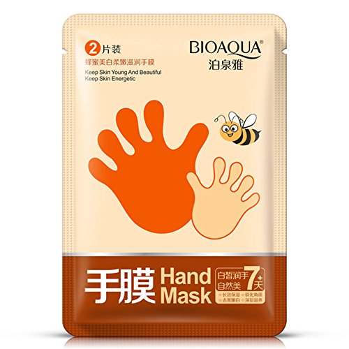 ROMANTIC BEAR Moisturizing Whitening Exfoliating Anti-wrinkle Hand Mask
