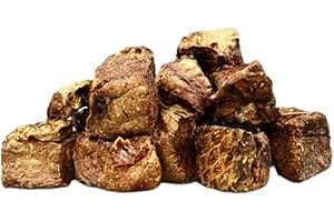 Express Pet Supplies Beef Lung Cube Jerky 100% Natural Air Dried Dog Treat Chew 200g (30-40 Cubes) Hypoallergenic Ideal Training Treat Small Breed