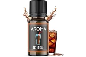 ‎MY AROMA myAROMA flavour drops – Cola 10ml, flavour drops zuckerfrei, kalorienfrei & vegan, natürliches Lebensmittelaroma ohne künstliche Farbstoffe für Backen, Essen und Trinken, Nr. 14