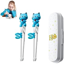 4 Paires De Baguettes Pour Enfants,Rose Et Bleu Baguette