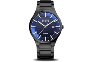 BERING Herren Uhr Solar Movement - Solar Collection mit Titan und Saphirglas 15239-XXX