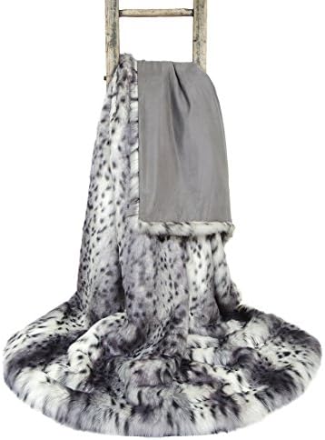 Cloud Leopard Luxury Faux Fur Throw - 2 sizes (140 x 180 cm)