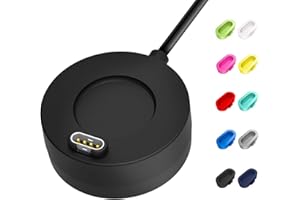 KIMILAR Câble de Chargeur Compatible avec Garmin Forerunner 55/935/Venu 2/2S/Vivoactive 3/3 Music/4/4S/Fenix 7/7s/7X/6/6s/6x Pro/5/5S/5X/5XPlus/Instinct/Instinct/Câble Charge +Bouchons Poussière