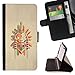 Produktbild XP-Tech / Flip Klapp Leder Handy Schutz Hülle Case mit Kartenhalter für LG X Mach / X Fast - Totem Pole Native American Drawing