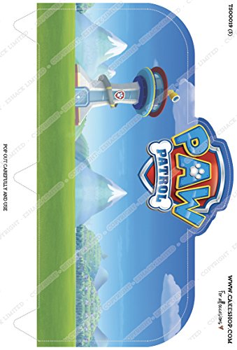 Cakeshop VORGESCHNITTENE UND ESSBARE Paw Patrol Szene Kuchen topper (Tortenaufleger) - 4