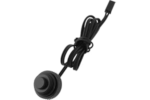 eMagTech 1pc G1/4" Temperature Sensor Plug 2-pin Du-pont Terminal 10K Water Cooling Monitoring Fitting Connector 50cm Wire