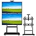 Produktbild KBKG821 Business Universal TV Cart, Draht-Management für Flat Panel LED-LCD-Plasma-Bildschirm 32" bis 65" Höhe anpassen Tagungsbüro Empfangssaal Ausstellung
