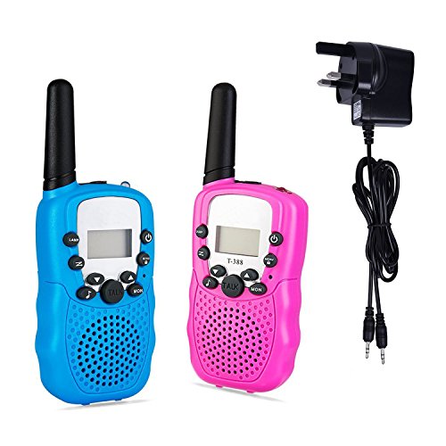 Lomoo Talkies para niños con Cargador Blue&Pink
