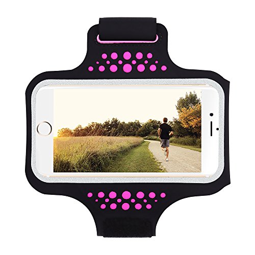 Wasserabweisend Sportarmband mit SchlÃ¼ssel, Geld, Kreditkarte Halter fÃ¼r iPhone 7/7 Plus/6/6S Plus, Galaxy S8 S7 S6 Edge, oder Smartphones bis 14,5 cm