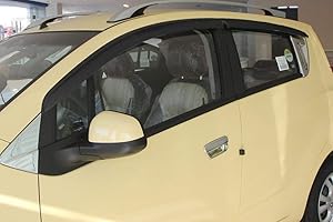 AUTO CLOVER Wind Deflectors Set for Chevrolet Spark 2010-2015 (4 pieces)
