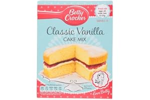 Betty Crocker Classic Vanilla Cake Mix 450g - Backmischung