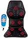 Produktbild Autositz Stuhl Kissen Massagegeräte - Calvin & Sally Vibrierende Rücken Schulter Massage Vibration Pad Cover-Massagegerät mit Heizfunktion für Auto Home Office