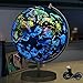 Produktbild Magnetic Levitation Constellation Globus - 2 in 1 World Globe & beleuchtete Konstellation Karte pädagogisches geographisches Lernen Spielzeug