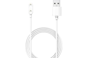 YIMEIZHIGUANG USB Charger Cable Magnetic Replacement for Huawei Watch Fit 2 & Honor Band 9 | Fast Charging Cord Compatible with Huawei Band 9/8/7/6 Pro, Honor Band 7/6/ES | Smartwatch Charger 100cm White