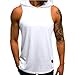 Produktbild Herren Kapuze Oberteile Sonnena Slim Fit Muskel Einfarbig Oberteile Top Männer Ärmellos Rundhals Hoodies Sport Training Top Sportshirt Joggingweste Übergröße Bluse Tanktop
