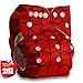 Produktbild IDEA HIGH Littles & amp; Blooms y Waschbar Wiederverwendbare Echttuch Taschen-Windel-Windel-Abdeckung Wrap passt Geburt zu Potty One Size Nappy Einsätze: 261, 1 Mikrofasereinsatz