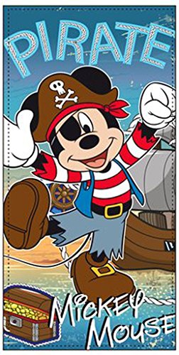 BADETUCH MICKEY MOUSE DISNEY CM Baumwolltuch . 140x70 - QE4194 / 1