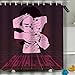 Produktbild Bathroom Shower Curtain Signal Lost Girl Hands Made Vaporwave Waterproof Fabric Shower Curtain 60(W) X 72(L) Inches for Men Women Kids