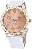 Mike Ellis New York Ladies Wristwatch Analog Leather Quartz Paris SL4-40045A