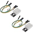 senzooe 2PCS DHT22 AM2302 Temperature and Humidity Sensor Module with Cable