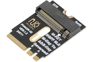 NFHK M.2 (A + E-Taste) 2230 MM auf NVME M-Taste Erweiterungskartenadapter für Motherboard NVME SSD Festplattenanschlusserweiterung 2230/2242/2260/2280 MM