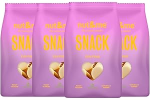 Pépites de chocolat blanc KETO 1 kg nut&me | Végétarien | Sans gluten | Sans sucres ajoutés | Sans OGM | Pack 4 x 250 gr