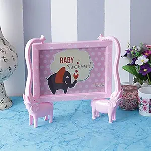 A VINTAGE AFFAIR- HOME DECOR Photo Frames For Walls Decoration Hanging Tabletop Animal Designer Home Improvement Family Wedding Friendship Photographs - Pink