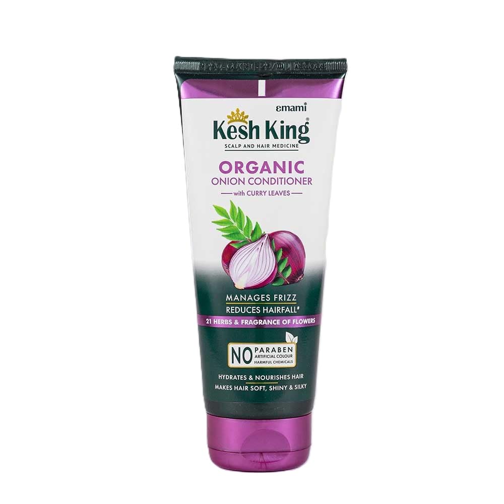 Kesh King Organic Onion Conditioner with Curry Leaves | Conditioner for Frizzy Hair, Reduces Hair Fall, Deep Nourishment & Hydration | Hair Conditione
