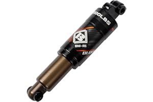 ERYUE Fahrrad-Stoßdämpfer hinten, Fahrrad-Ölfeder-Stoßdämpfer Mounta-Hinterrad-Stoßdämpfer Aluminiumlegierung MTB-Hinterrad-Stoßdämpfer-Aufhängung mit Schraubensatz 190 mm (7,5 Zoll) x 55 mm