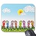 Produktbild Colorful Summer Flip Flops Fun in the Sun Garden Mouse Pad