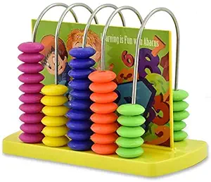 TANMAN TOYS Educational Abacus Tool for Children-Abacus Kit for Kids-Multi Colour