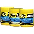 MOTOMAX 2K Rubbing Compound 100G, Pack of 3 | Removes Minor Scratches, Swirl Marks, Paint Defect and Oxidization from Metal Surfaces On Cars, Bike, Yellow