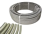 rohr dn25 Qualität von Sani-Flex: eng gewelltes Edelstahlwellrohr 1.4404 in den Nennweiten DN8 bis DN25 als Meterware,