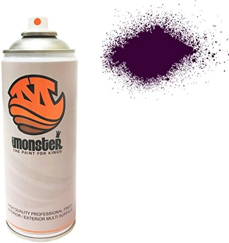 Monster Premiere SatinFinish Purple Nightmare Spray Paint, all purpose interior/exterior, art, crafts, auto, home furniture, 400ml