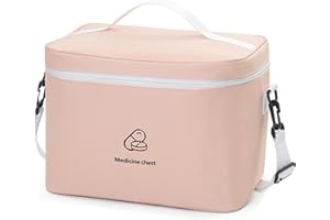 Zasjon Trousse de Secours Vide Étanche Double Couche Trousse Pharmacie Voyage de Grande Capacité, Sac de Médecine Portable AVCE Sangle, Sac DUrgence Médical pour Activités de Plein Air,Maison,Voyages