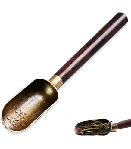 Cuillère à Thé En Bambou Lipfer - 19 Cm - Style Rétro - Pour Thé, épices, Café - Naturel Et écologique