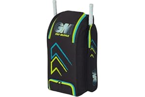 Gunn & Moore GM Cricket Duffle Duffel Bag | Tough 600 Denier Polyester | Small, Medium, Large or Extra Large | Blue, Blue & Red, Black & Blue or Black, Cyan & Fluro