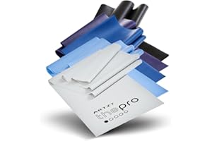 ARTZT thepro Fitness Band 5er Set | Terrabänder Set 2m | Gymnastikband | Fitnessband aus Naturkautschuk | Stretchband | Gummiband Fitness Set | Trainingsbänder für Krafttraining, Therapie, Reha, Sport