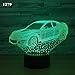 Produktbild Hauptdekoration Beleuchtet Nachtlichter Des Autos 3D Bunte Visuelle Geführte Intelligente Hauptsprünge, Eintausendzweihundertneunundsiebzig, Mehrfarben: Bluetooth