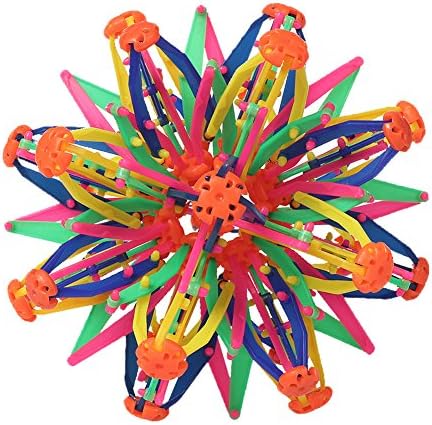 Hihamer Expandable Ball Fun Ball Plastic Multi Colour Ball Flexible Magic Ball