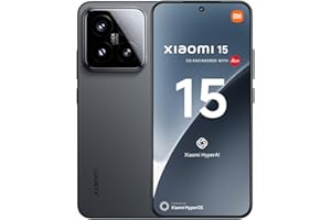 Xiaomi 15 - Smartphone de 12+512GB, Lente óptica Leica Summilux, Snapdragon 8 Elite, Pantalla AMOLED CrystalRes de 6,36" de 120 Hz, HyperCharge de 90W, Cargador no Incluido, Negro (Versión ES)