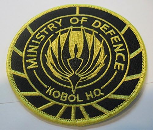 Main Street 24/7 Battlestar Galactica Ministry Of Defense Kobol Hq Logo Embroidered Patch
